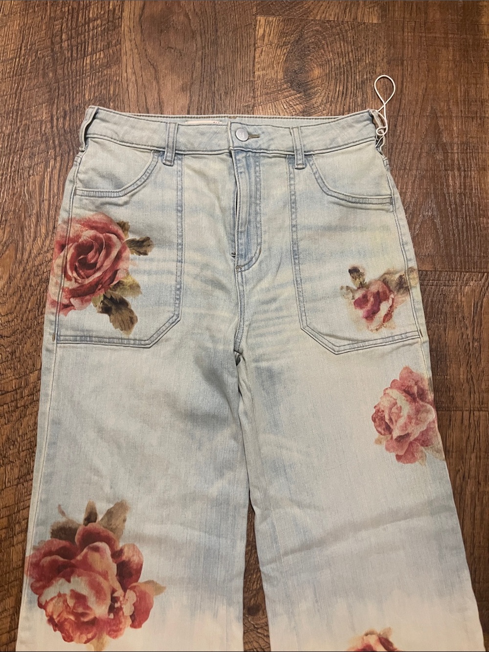 NWT Rylan Relaxed High-Rise Flare Jeans by Pilcro Size 28 - Picture 7 of 11
